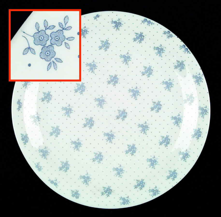 China Blue Dinner Plate by Arcopal-1