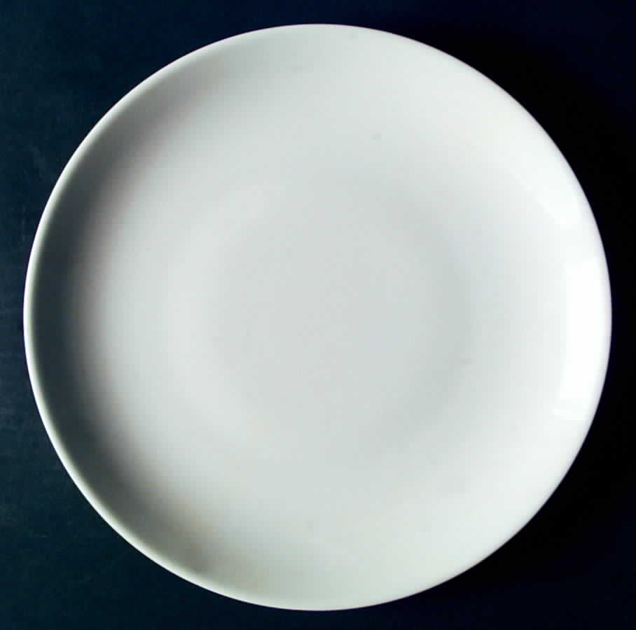 24H White 11" Chop Plate (Round Platter) by Arabia of Finland-1