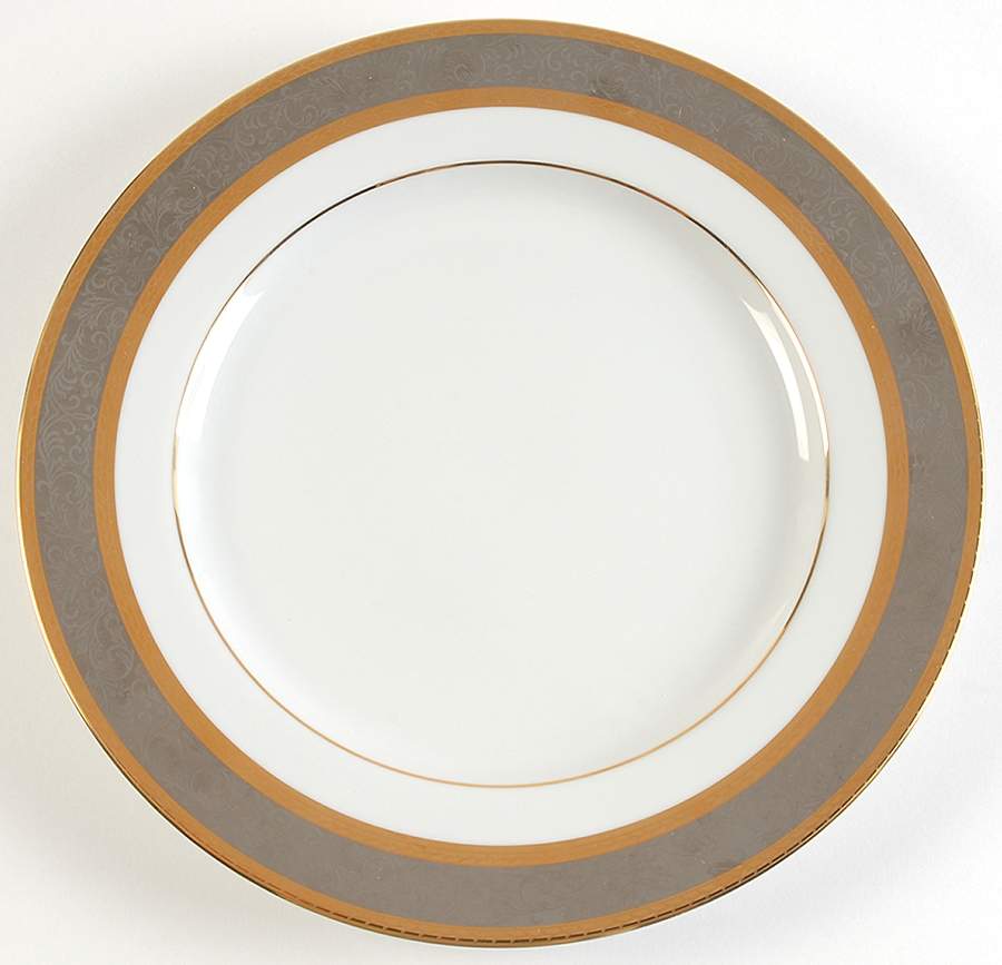 Buckingham (5033, Wide Encrusted Band) 12" Chop Plate (Round Platter) by American Atelier-1