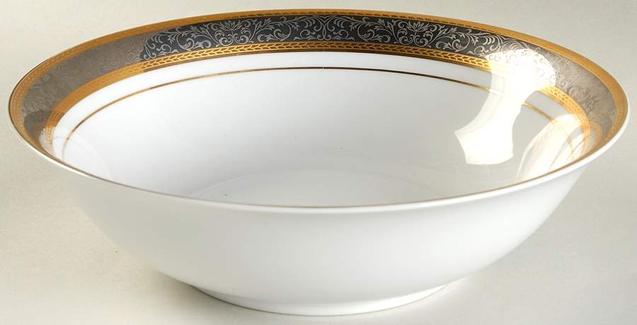 Buckingham (5033, Wide Encrusted Band) 9" Round Vegetable Bowl by American Atelier-1