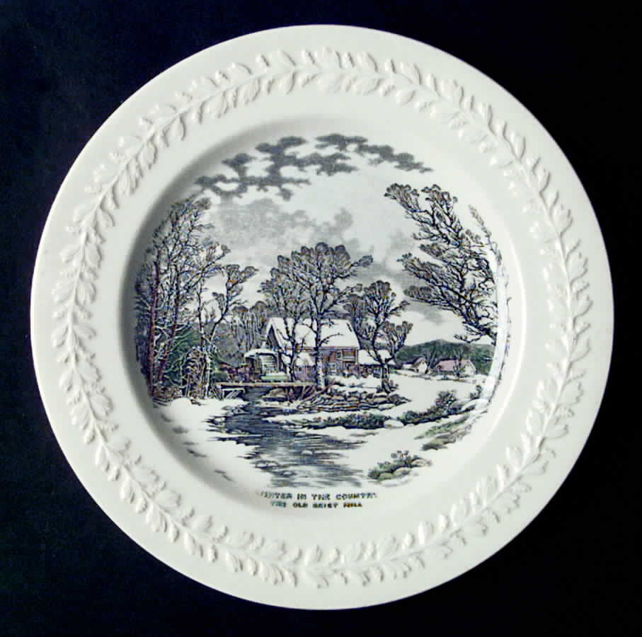American Ways & Days (No Trim) Dinner Plate by Adams China-1