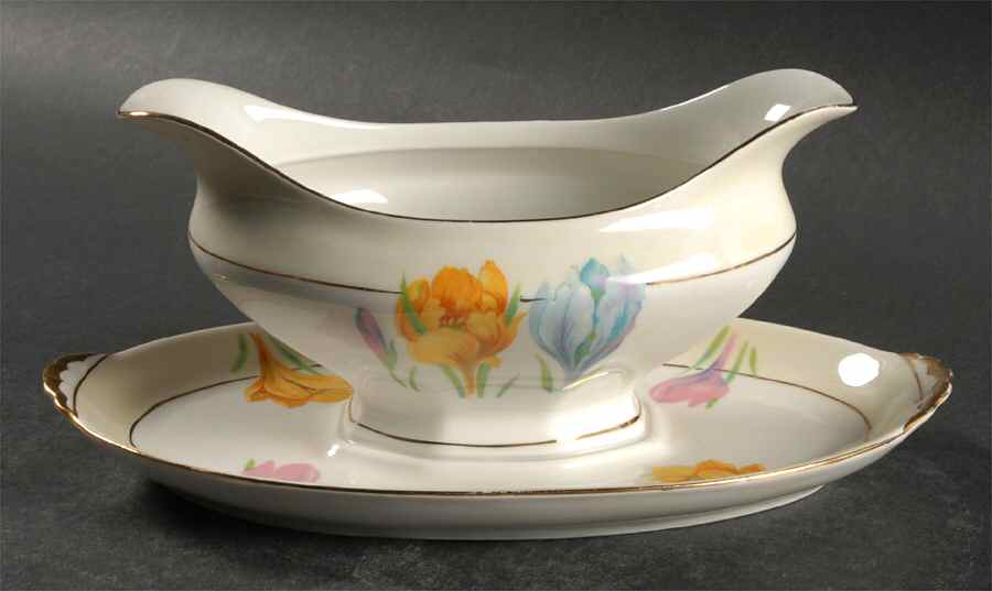 ACC5 Gravy Boat with Attached Underplate by Amc China-Germany-1