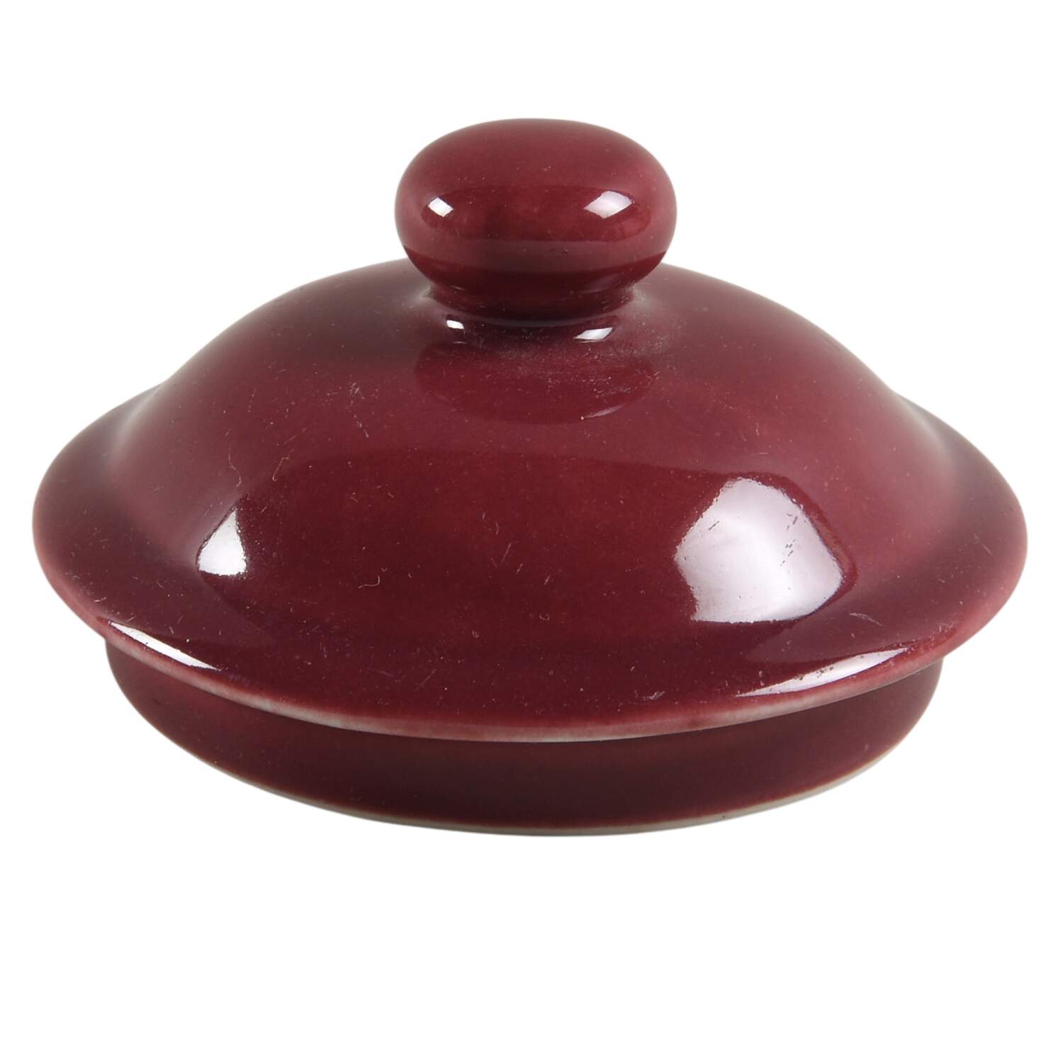 Cranberry Lid for Sugar Bowl by Alacarte-1