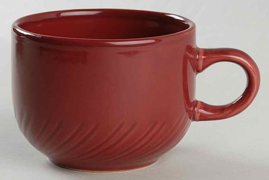 Cranberry Flat Cup by Alacarte-1