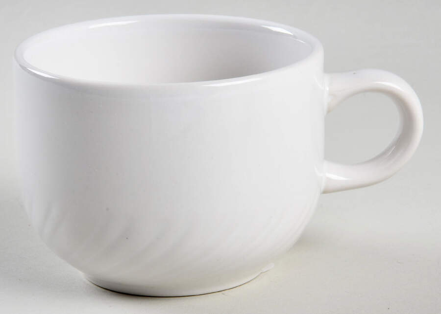 White Flat Cup by Alacarte-1