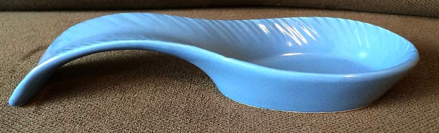 Periwinkle Spoon Rest/Holder (Holds 1 Spoon) by Alacarte-1