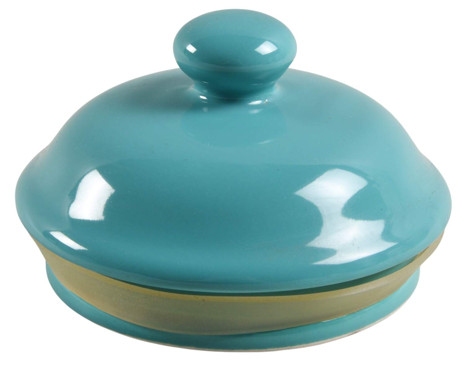 Teal Turquoise Lid for Sugar Canister by Alacarte-1