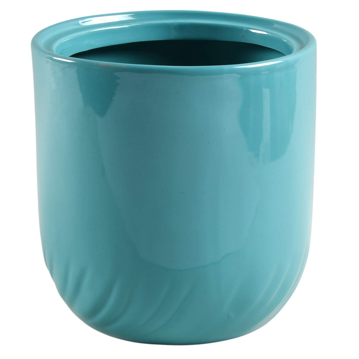 Teal Turquoise Flour Canister No Lid by Alacarte-1