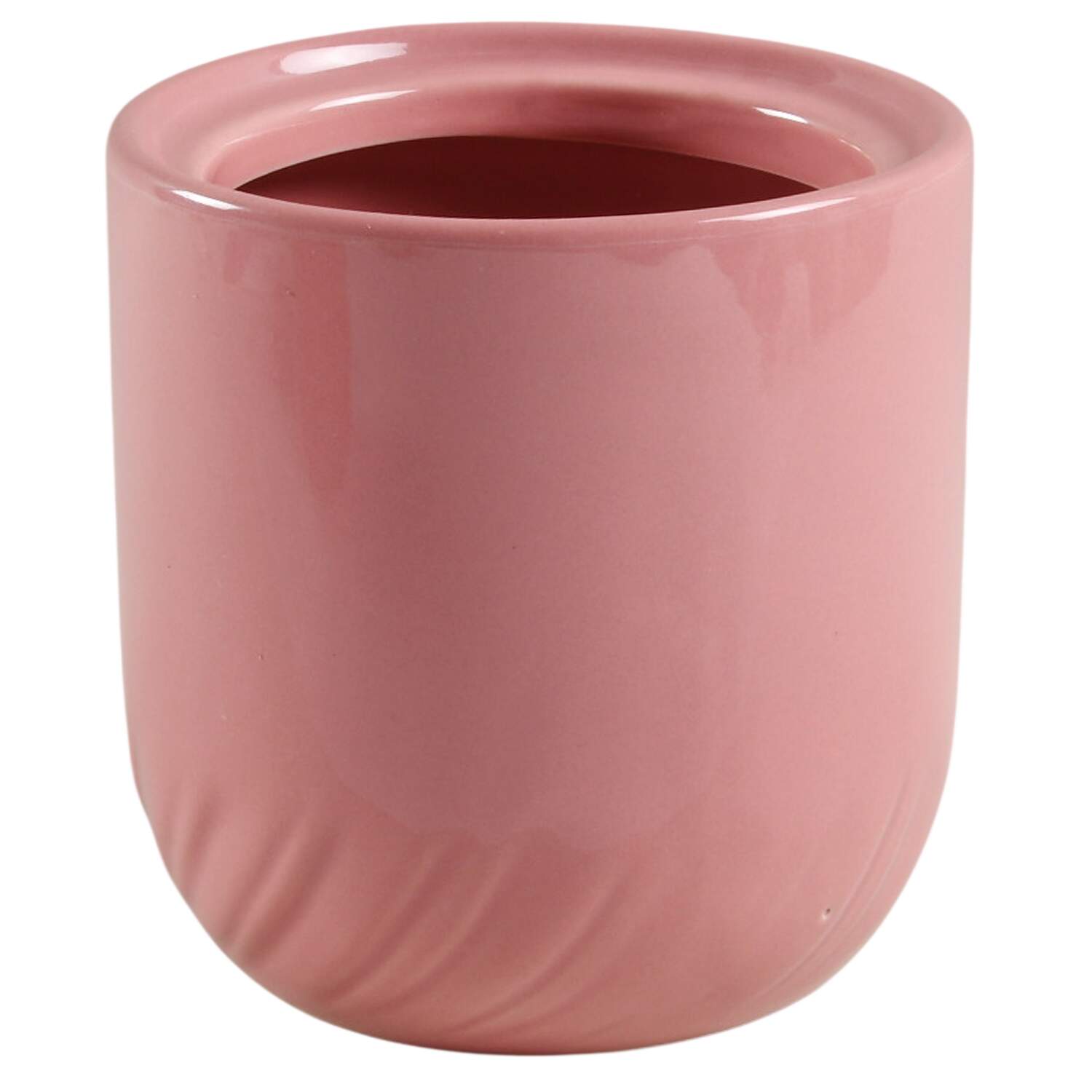 Pink Rose Medium Canister No Lid by Alacarte-1