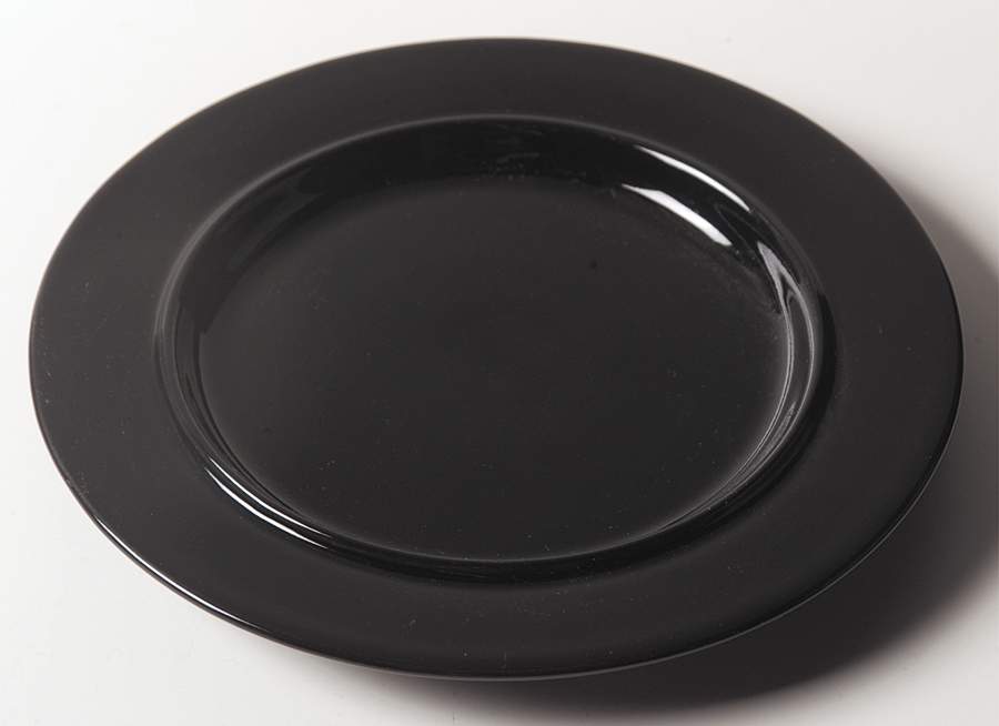 Black Salad Plate by Alacarte-1