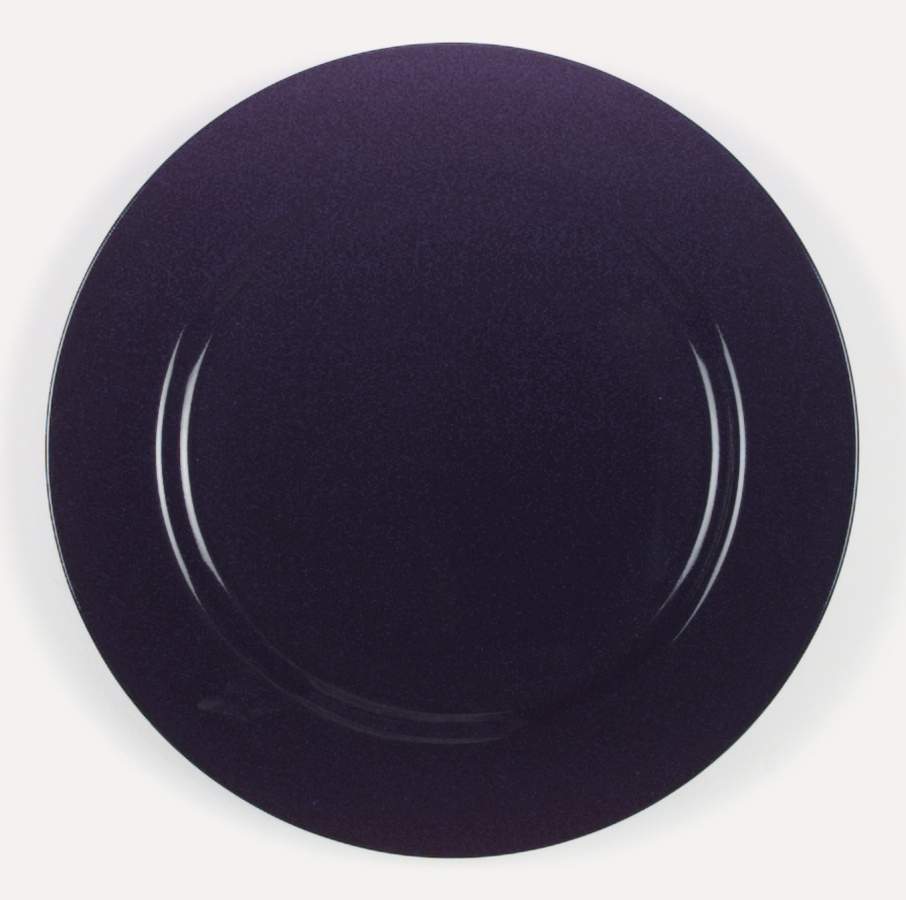 Black Dinner Plate by Alacarte-1