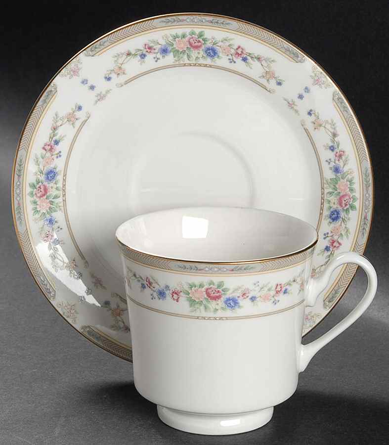 Bridgehampton Footed Cup & Saucer Set by Apropos-1
