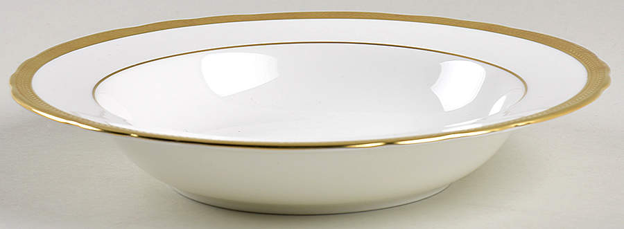 Elizabeth (Scalloped, Verge Line) Rim Soup Bowl by John  Aynsley & Sons-1