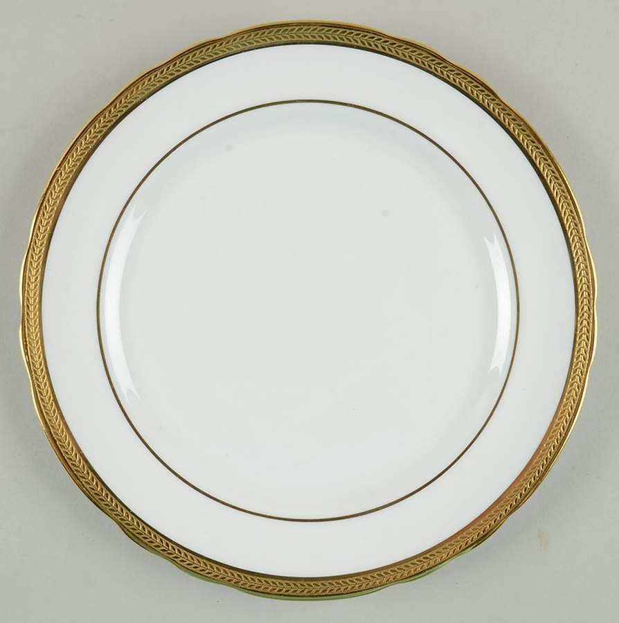 Elizabeth (Scalloped, Verge Line) Salad Plate by John  Aynsley & Sons-1