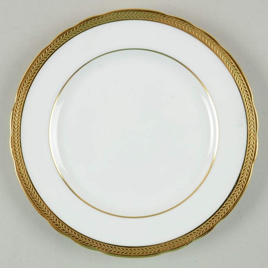 Elizabeth (Scalloped, Verge Line) Bread & Butter Plate by John  Aynsley & Sons-1