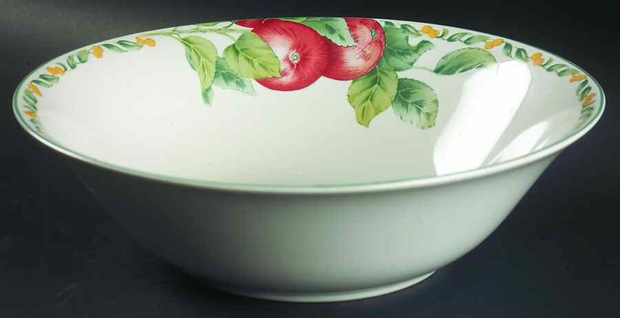 Country Fruit 10" Round Vegetable Bowl by Avon-1