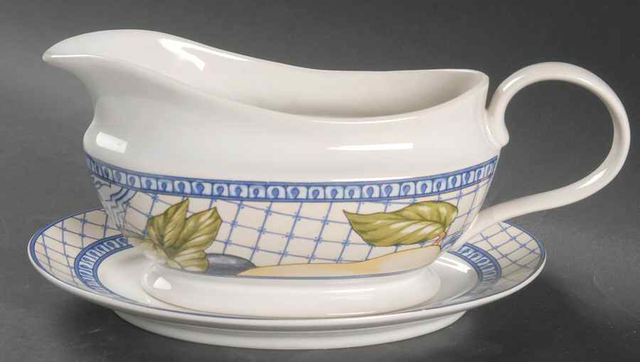 Le Verdure Gravy Boat & Underplate by American Atelier-1
