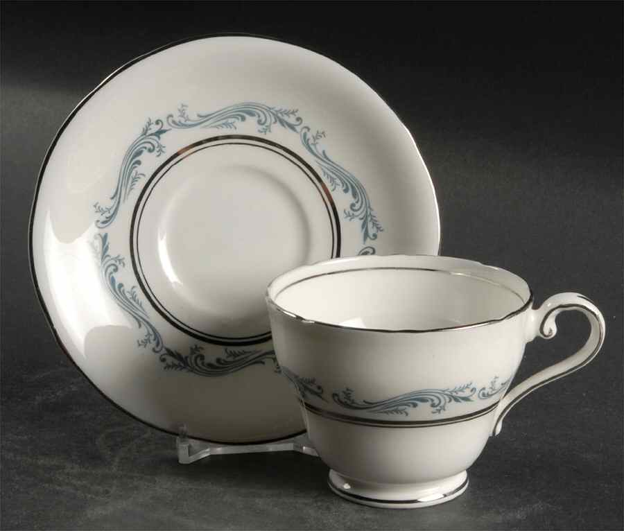 Denver Footed Cup & Saucer Set by John  Aynsley & Sons-1