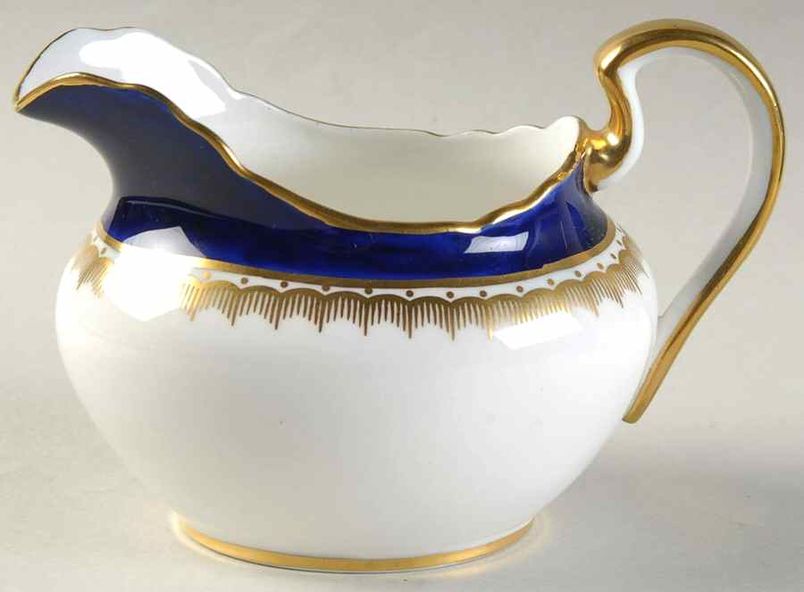 Embassy Cobalt Blue (Scalloped) Creamer by John  Aynsley & Sons-1
