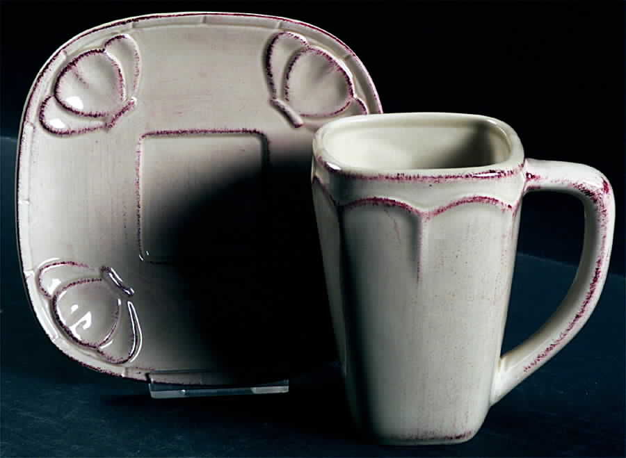 Tranquility Sage Mug & Saucer Set (Normal Mug) by American Atelier-1