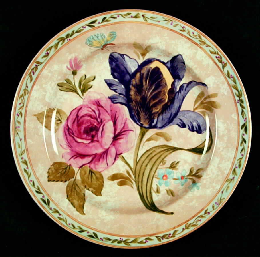 Floral Daze Salad/Dessert Plate by American Atelier-1