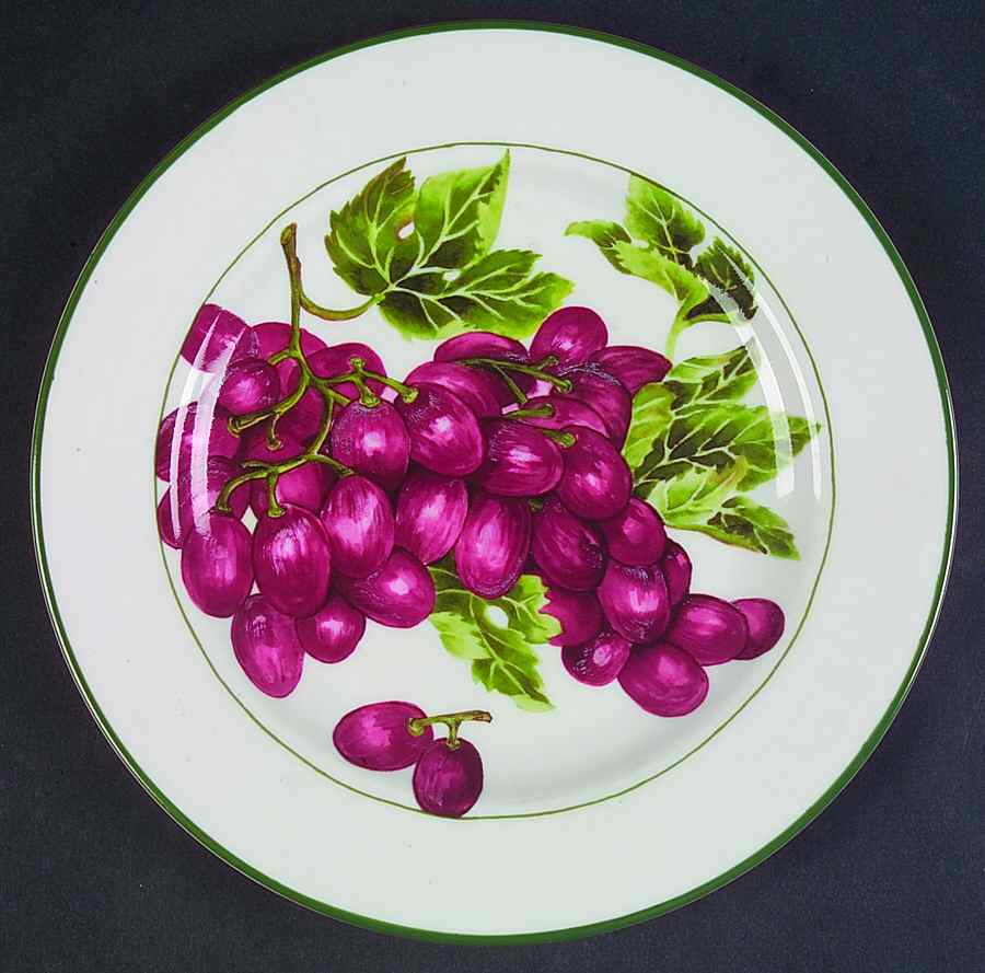 Harvest Fruit Salad/Dessert Plate by American Atelier-1