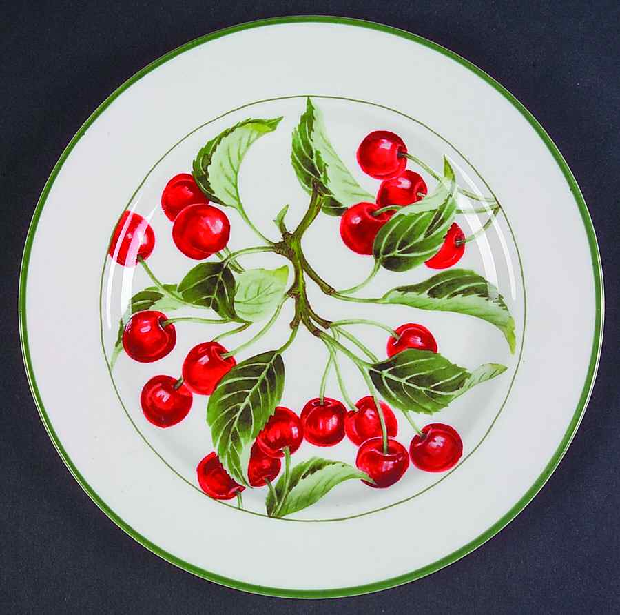 Harvest Fruit Salad/Dessert Plate by American Atelier-1