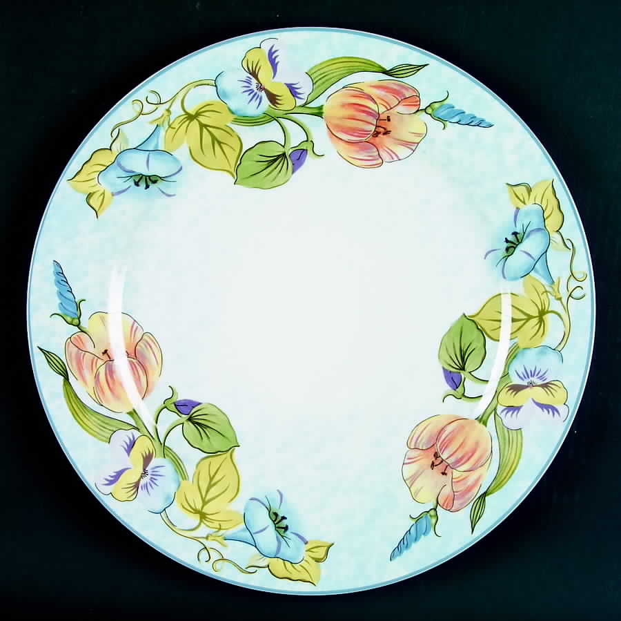 Floral Garden 12" Chop Plate (Round Platter) by American Atelier-1
