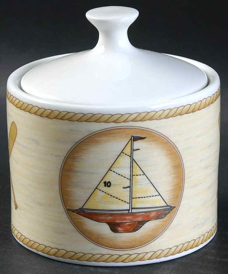 Chesapeake Sugar Bowl & Lid by American Atelier-1