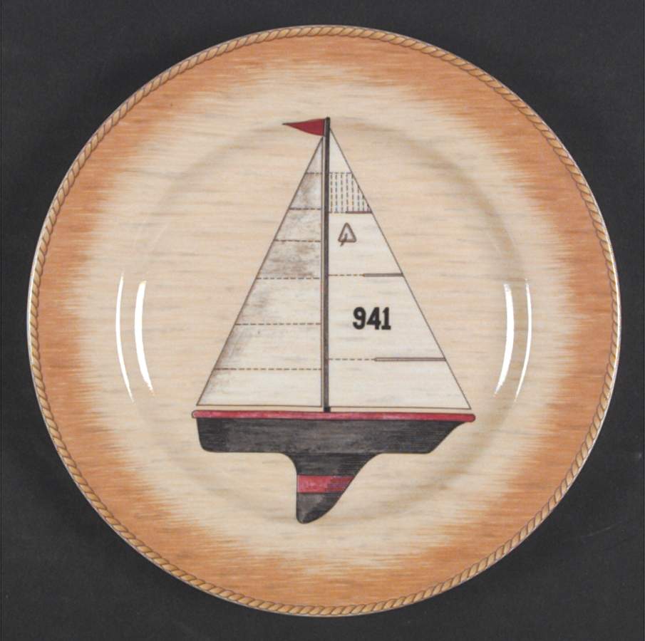 Chesapeake Salad/Dessert Plate by American Atelier-1