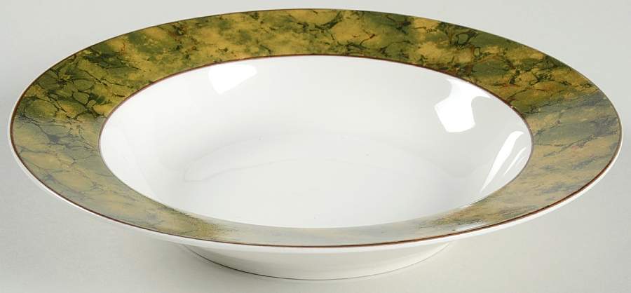 Collage Rim Soup Bowl by American Atelier-1