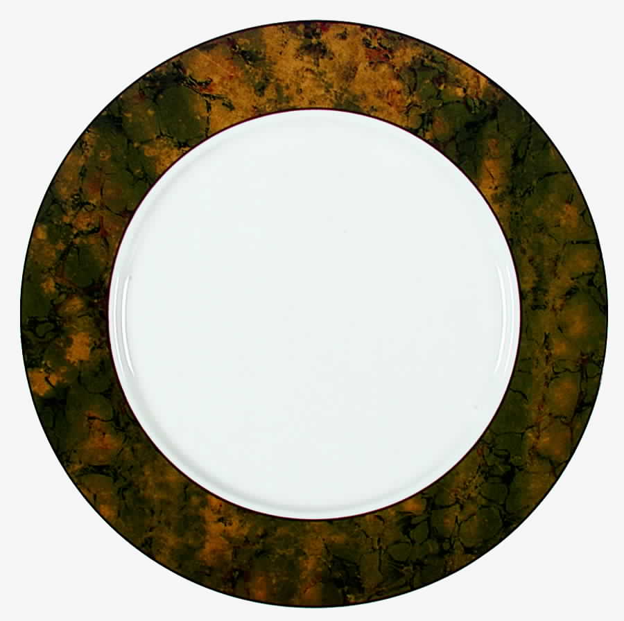 Collage Dinner Plate by American Atelier-1