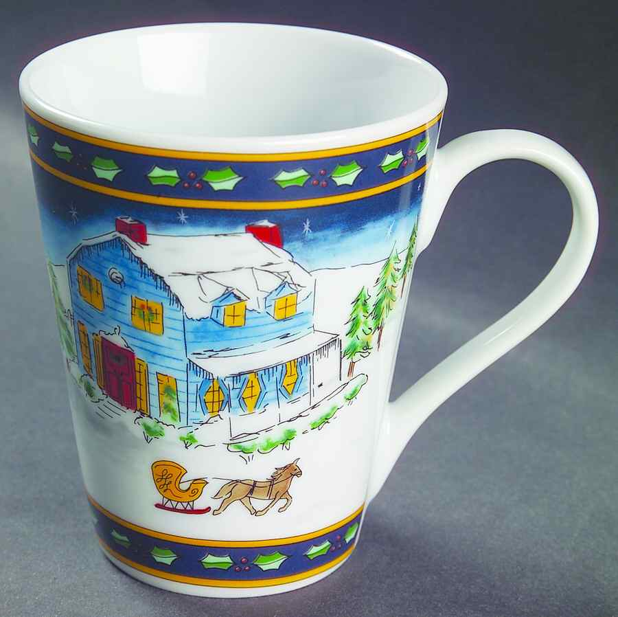 Winter Village Mug by American Atelier-1