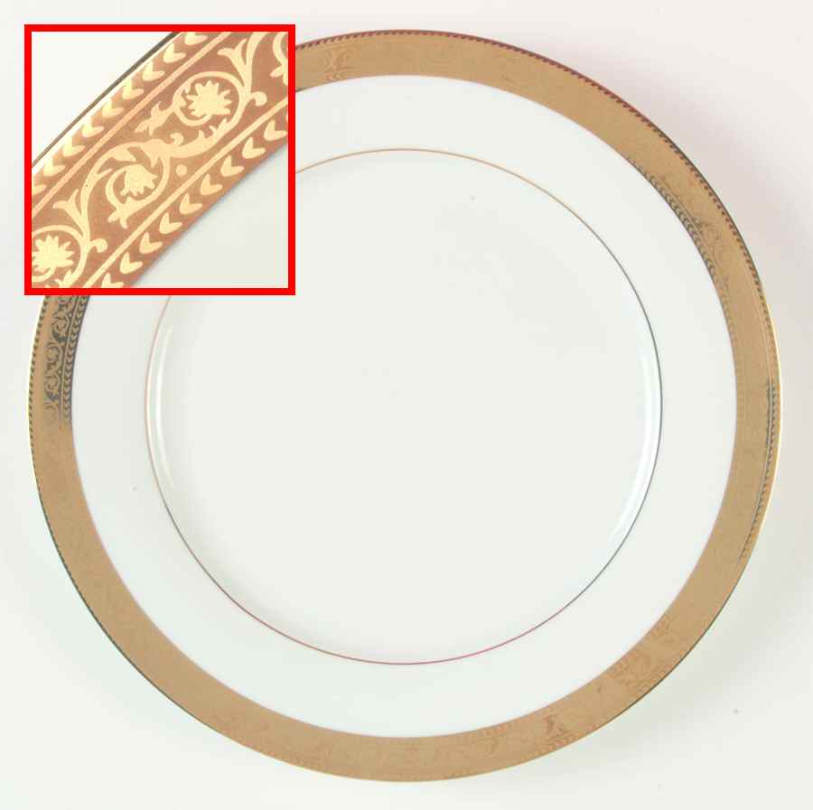 Windsor Gold Dinner Plate by American Atelier-1