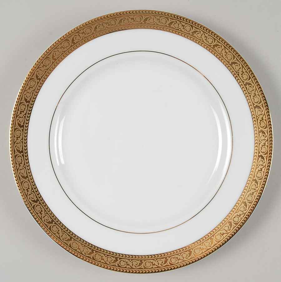 Windsor Gold Salad/Dessert Plate by American Atelier-1