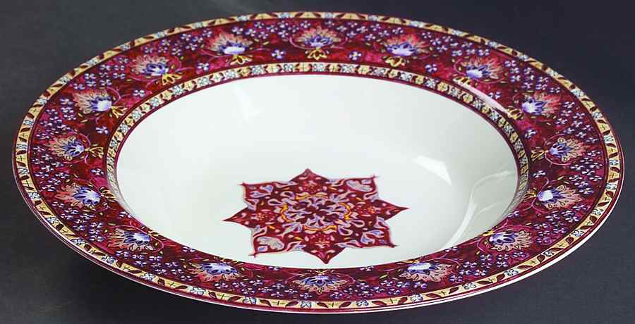 Bombay Large Rim Soup Bowl by American Atelier-1