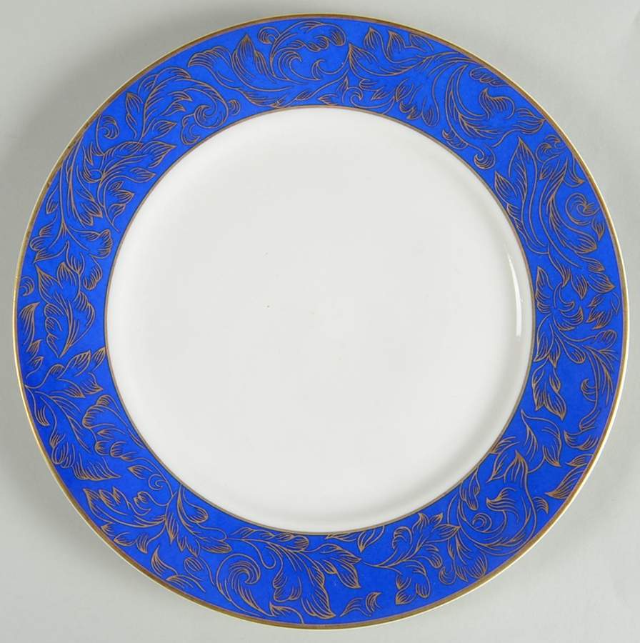 Courtyard Blue Dinner Plate by American Atelier-1