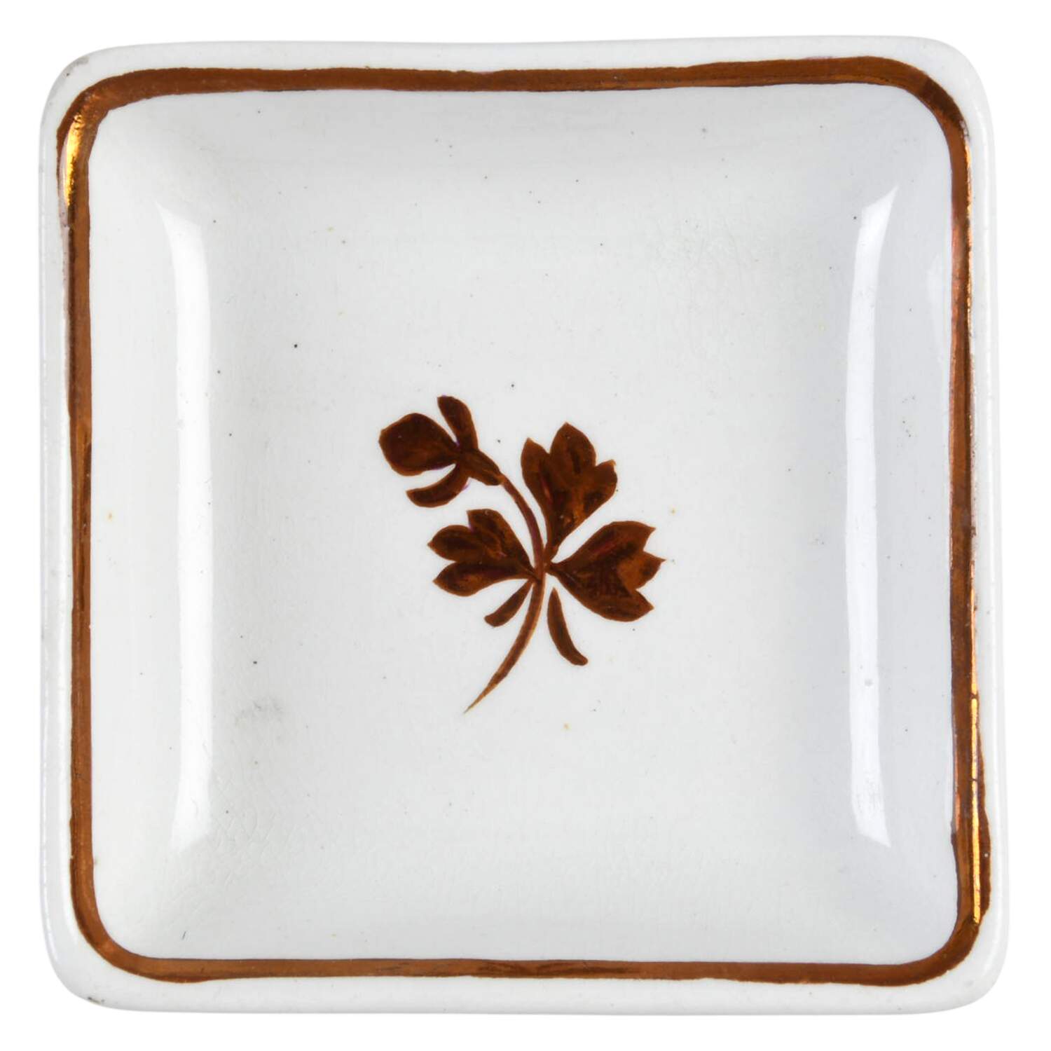 Tea Leaf (Smooth, Not Embossed Rim) 2" Trinket Tray by Anthony Shaw-1