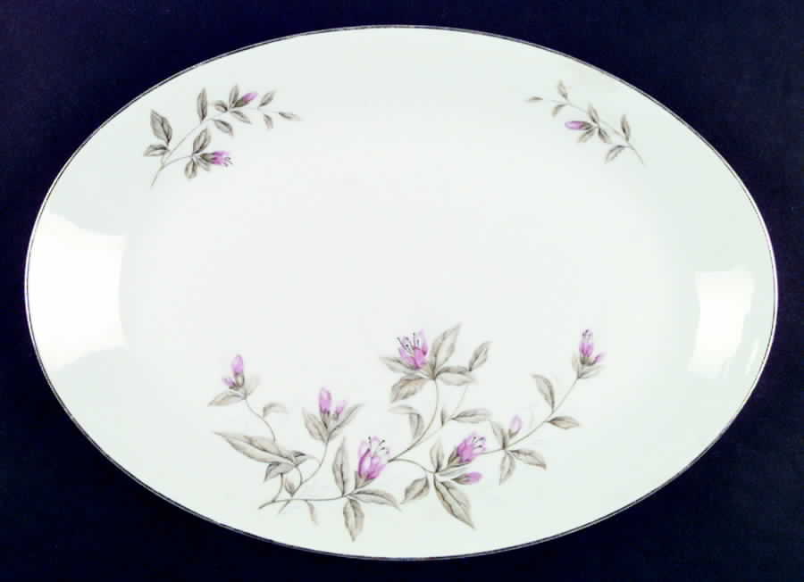 Springtime 14" Oval Serving Platter by Arlen-1