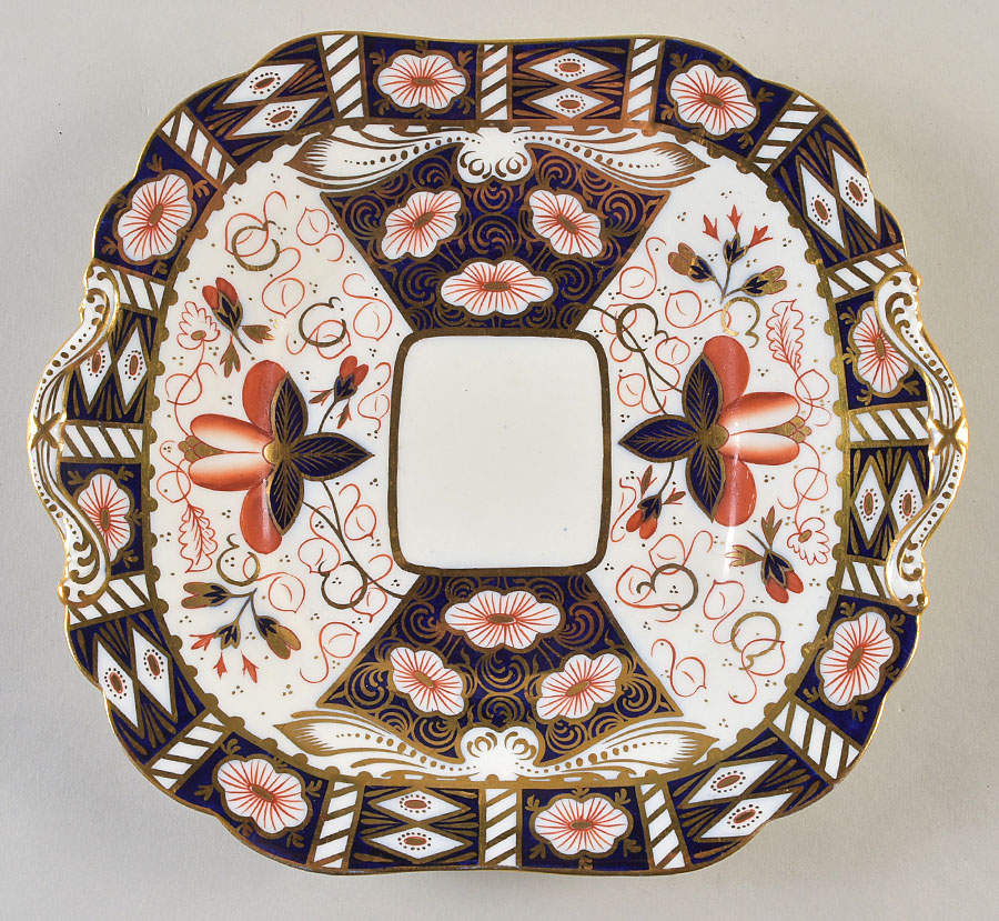 5500 (Scalloped) Square Handled Cake Plate by John  Aynsley & Sons-1