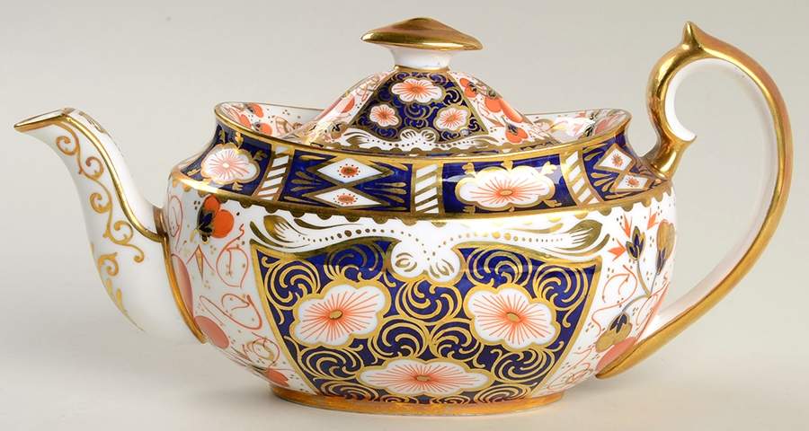 5500 (Scalloped) Mini Teapot & Lid by John  Aynsley & Sons-1