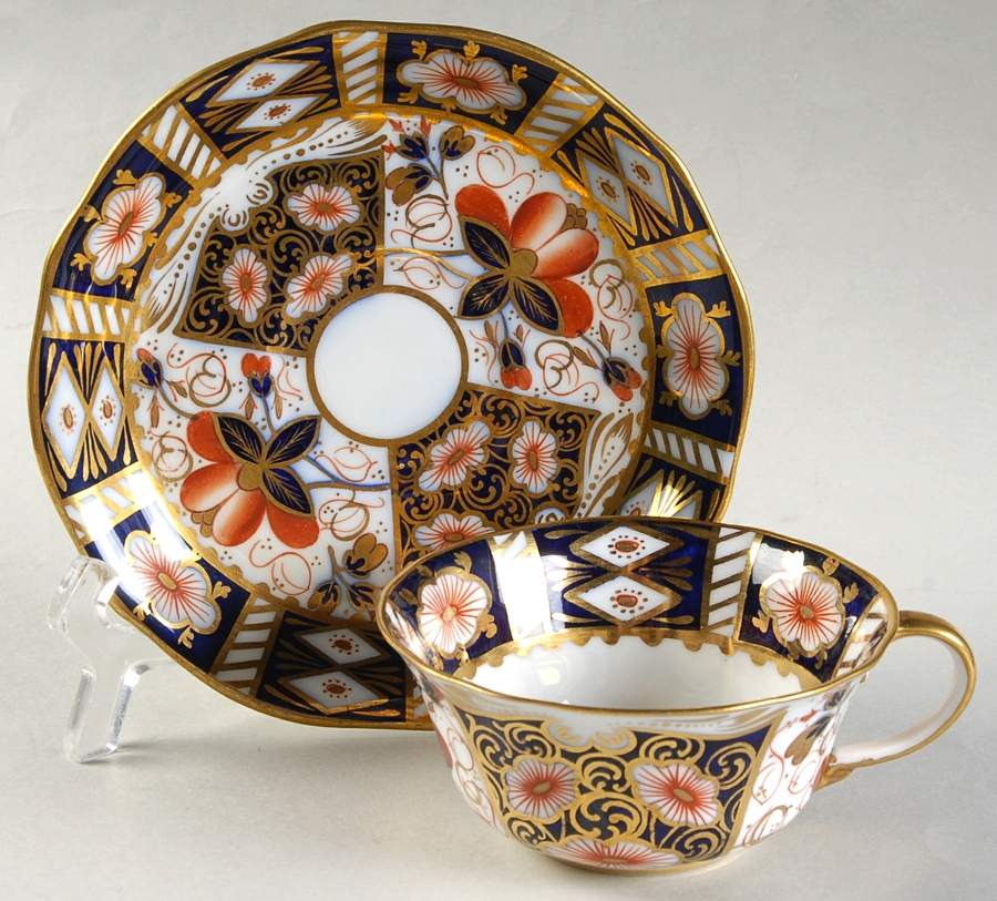 5500 (Scalloped) Flat Cup & Saucer Set by John  Aynsley & Sons-1