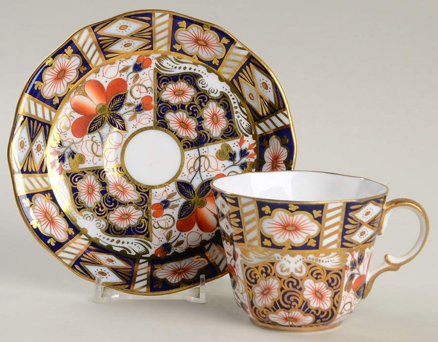 5500 (Scalloped) Flat Cup & Saucer Set by John  Aynsley & Sons-1