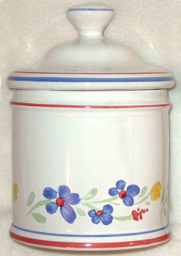 Tulip Garden Extra Large Canister & Lid by Alacarte-1