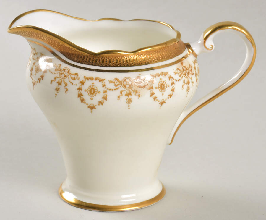 Gold Dowery Creamer by John  Aynsley & Sons-1