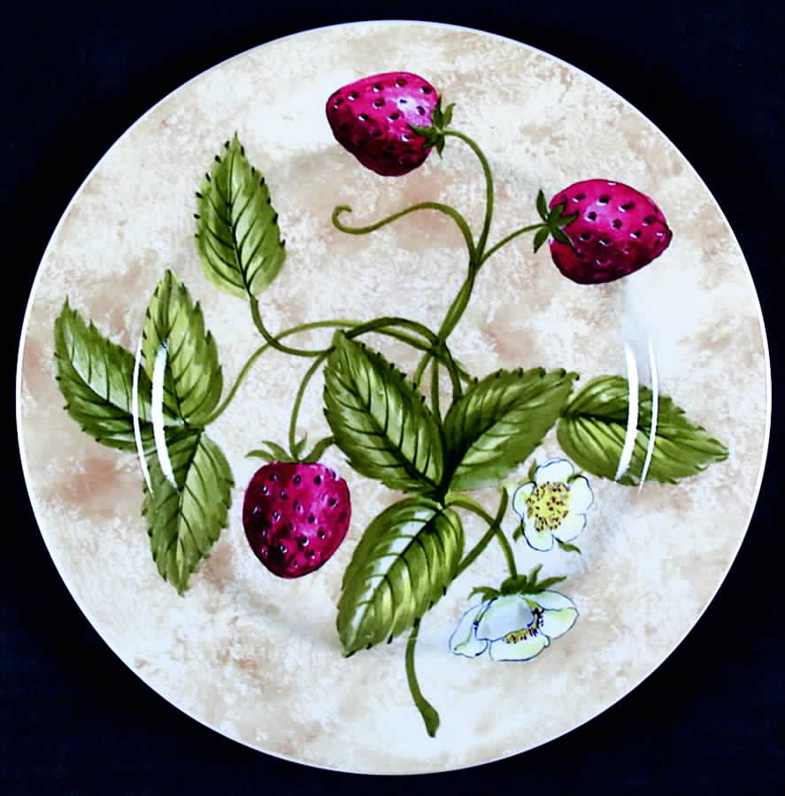Berry Patch Salad/Dessert Plate by American Atelier-1