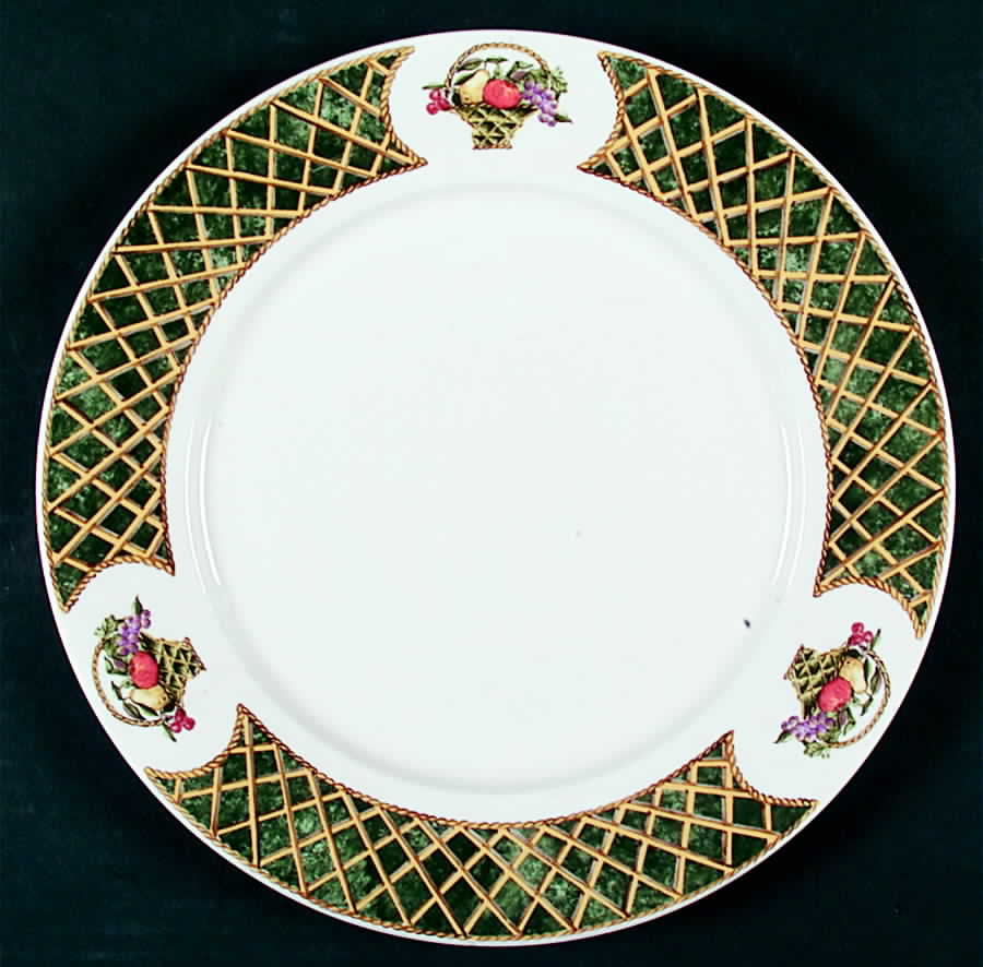 Lattice Fruit Dinner Plate by American Atelier-1