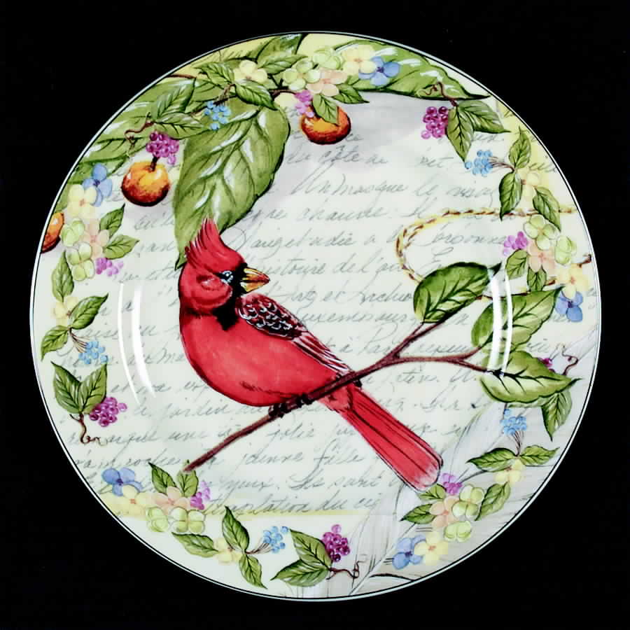 Morning Song Salad/Dessert Plate by American Atelier-1