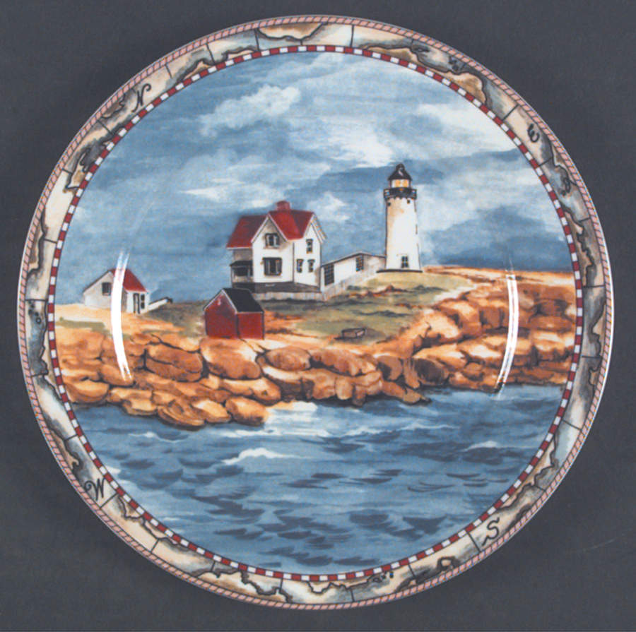 Signals Salad Plate by American Atelier-1