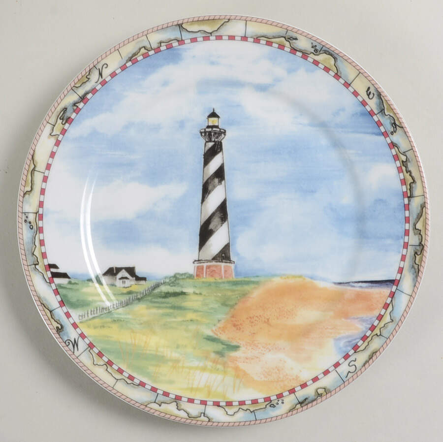 Signals Salad Plate by American Atelier-1